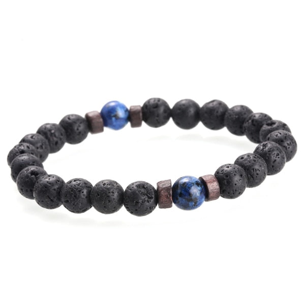 Moonstone Bead Bracelet for Men.