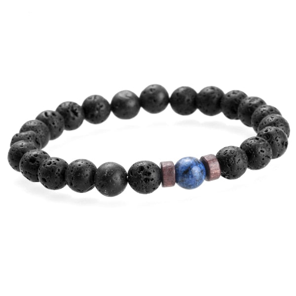 Moonstone Bead Bracelet for Men.