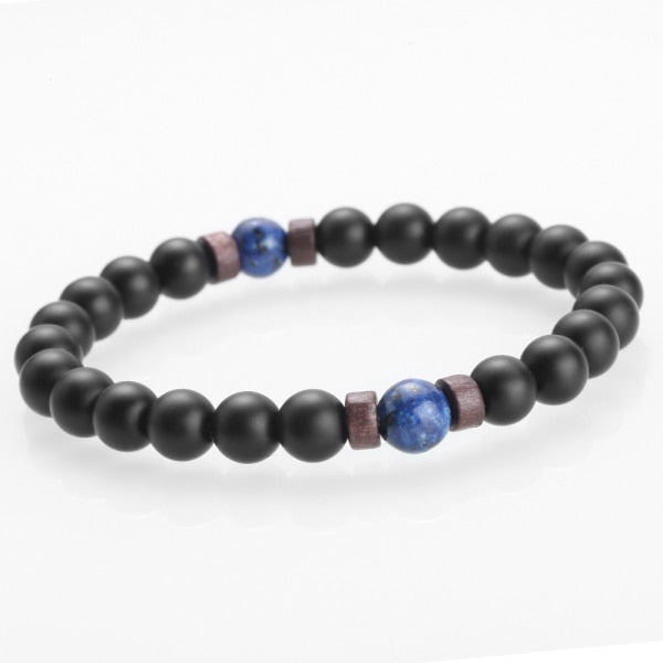 Moonstone Bead Bracelet for Men.