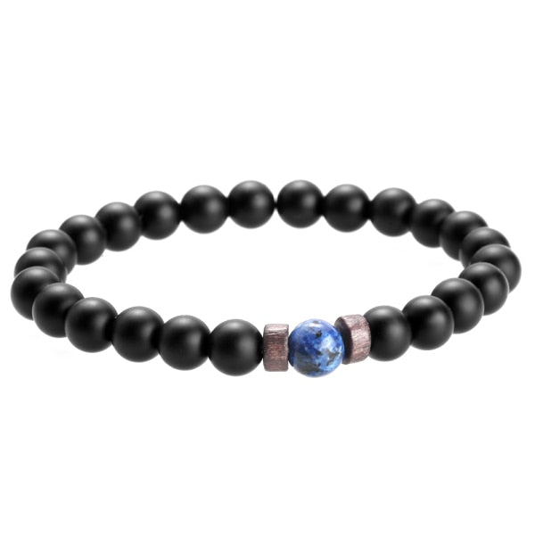 Moonstone Bead Bracelet for Men.