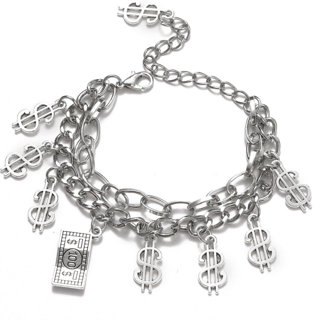 Thick Chain Bracelet Set for Women.