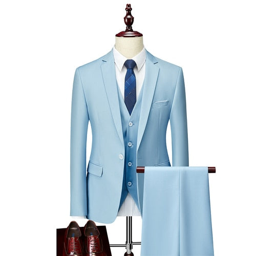 High Quality Men's Suit, Business Blazers, Wedding Dress, Three-Pieces  Men Suit