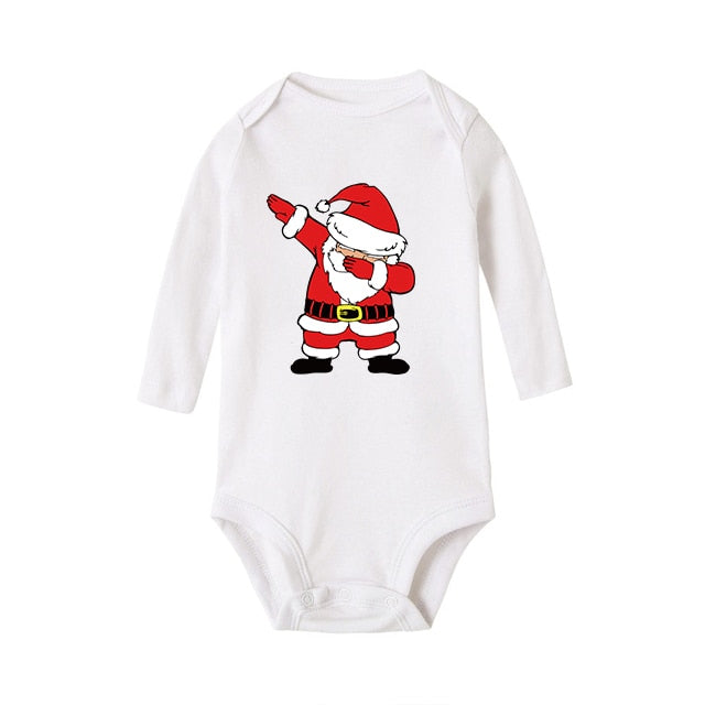 My First Christmas Newborn Baby Long Sleeve Romper Jumpsuit Infant Girls Boys Unisex Bodysuits Outfit Xmas Holiday Party Clothes