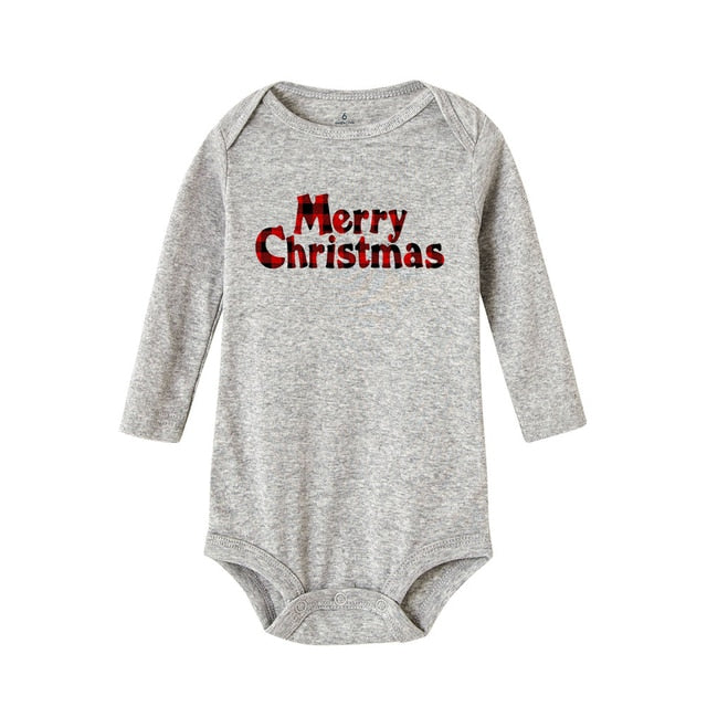 My First Christmas Newborn Baby Long Sleeve Romper Jumpsuit Infant Girls Boys Unisex Bodysuits Outfit Xmas Holiday Party Clothes