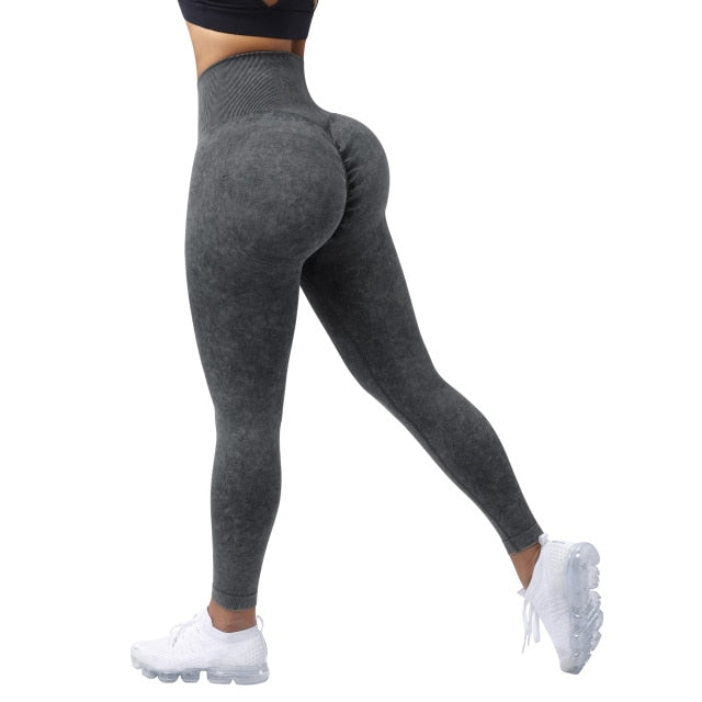 RUUHEE Seamless Leggings Solid Scrunch Butt Lifting Booty High Waisted Sportwear Gym Tights Push Up Women Leggings For Fitness