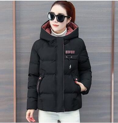 Trending Products Cotton clothes Women winter jacket Large size Short coat Hooded Down cotton Warm Outwear Free shipping 1912