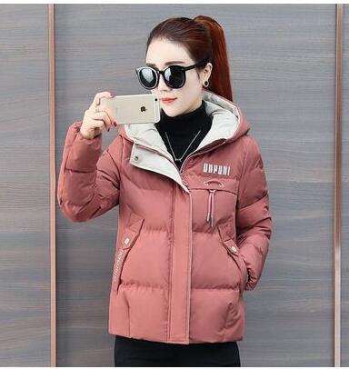 Trending Products Cotton clothes Women winter jacket Large size Short coat Hooded Down cotton Warm Outwear Free shipping 1912