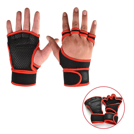 Weight Lifting Fitness Gloves Gel Full Palm Protection Gym Workout Protector Gloves Women Men Training Power Lifting Equipment