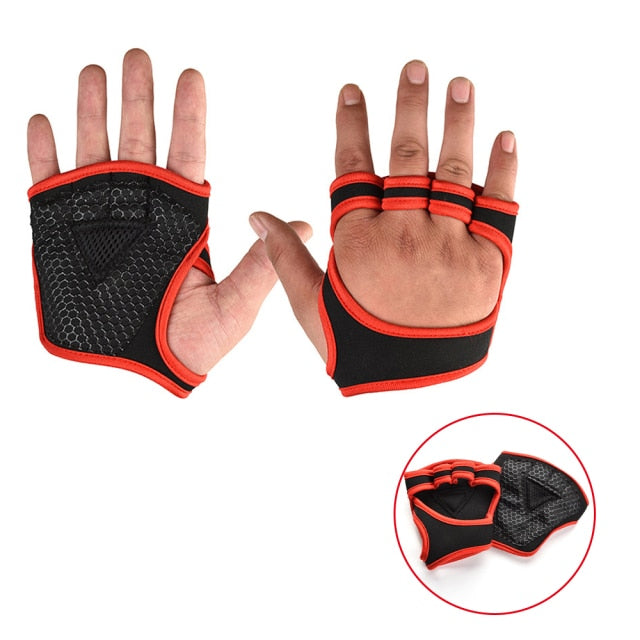 Weight Lifting Fitness Gloves Gel Full Palm Protection Gym Workout Protector Gloves Women Men Training Power Lifting Equipment