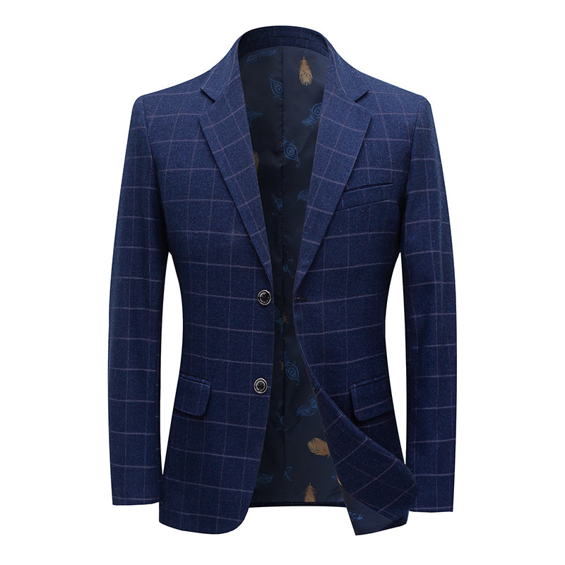 Blue Blazer High Quality British Style Business Suit for men