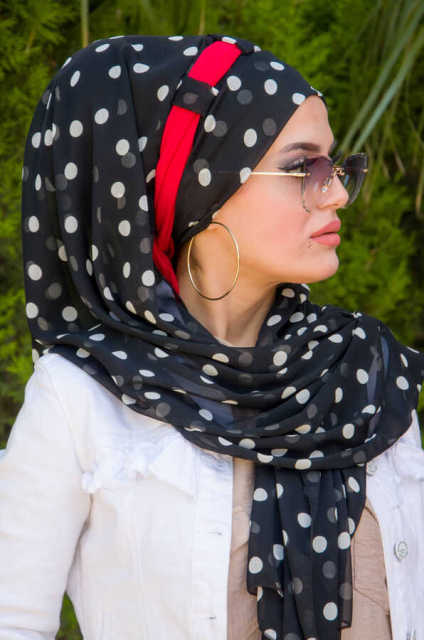 Stylish Muslim Hijab Flowy Scarf  Luxury Fashion Shawl