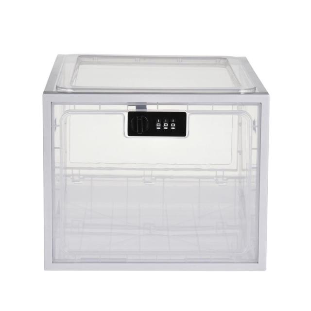 New Lockable Storage Box Versatile Coded Lock Container For Food Multi Function Lock Box Bin For Cigarettes Toys Mobile Phones